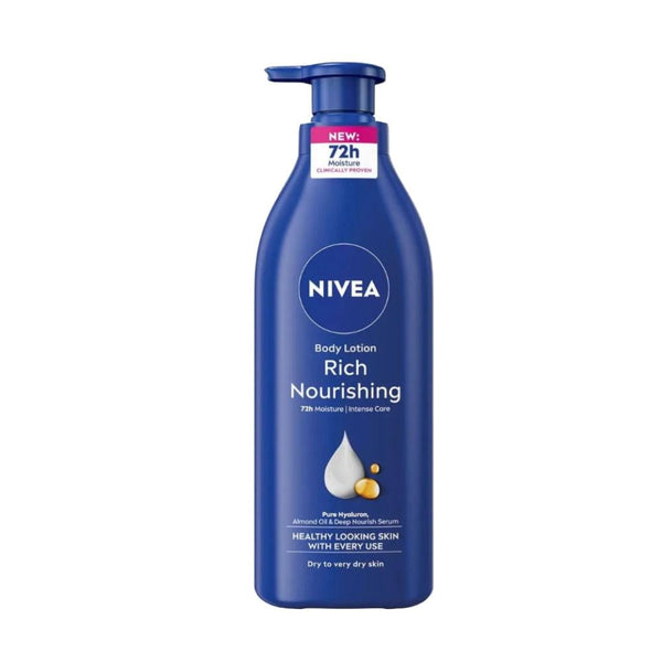 Nivea Body Lotion Nourishing Deep Moisture Serum Almond Oil 625ml