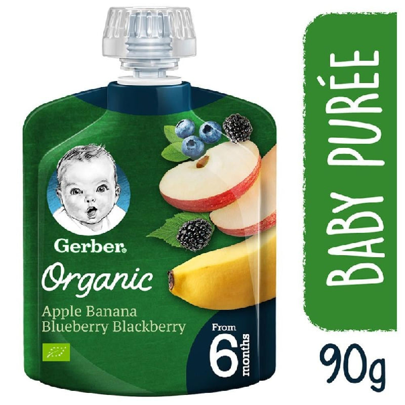 Gerber Puree Pouch Organic Fruit Blend For Babies Gerber 90g