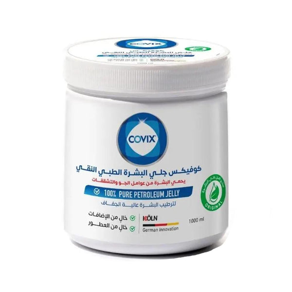 Medicated Petroleum Jelly Pure White Skin Moisturising Gel Covix Care 1000ml