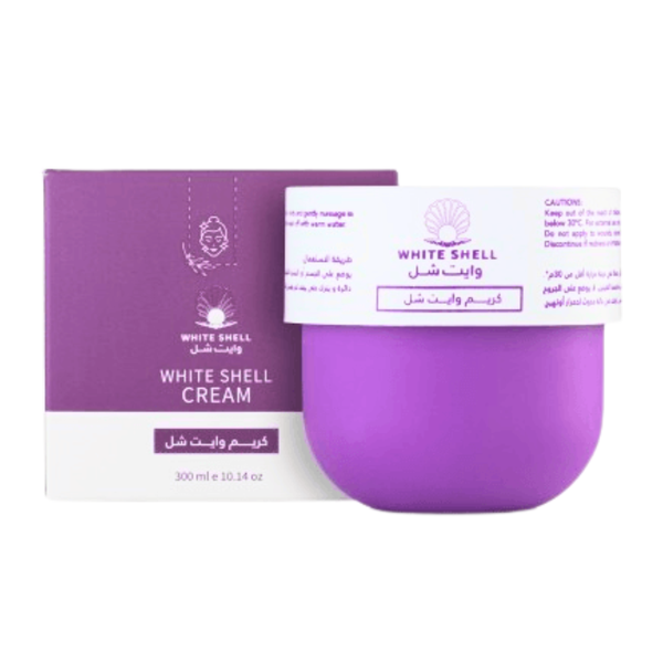 White Shell Brightening Moisturizing Exfoliating Cream, 300ml