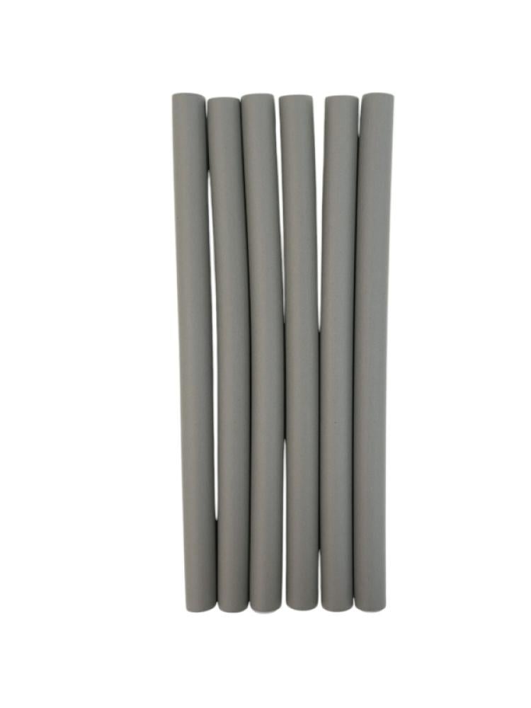 Salon System Hair Rollers Medium Soft Sponge, 6 Pieces