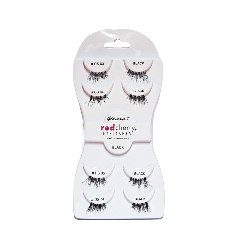 Red Cherry Glamo Tip Lashes 7, 100% Natural Hair, Reusable Eyelashes