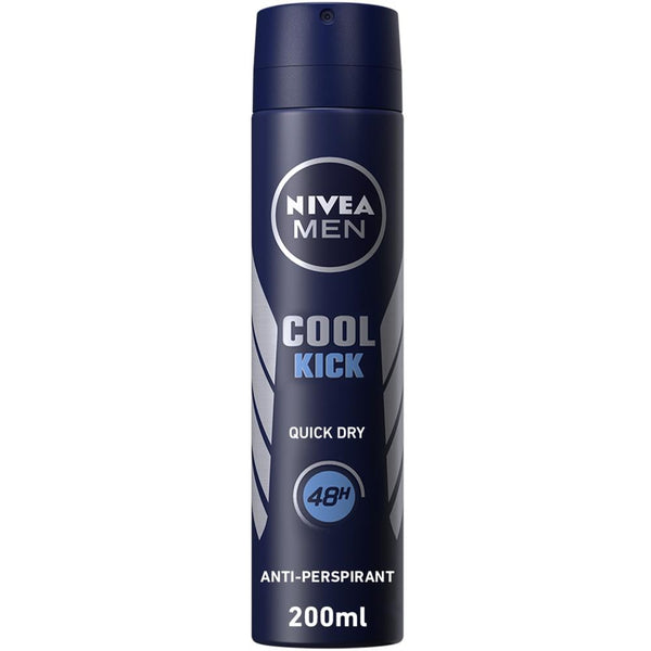 Spray Deodorant For Men Refreshing Cool Kick Nivea 200ml