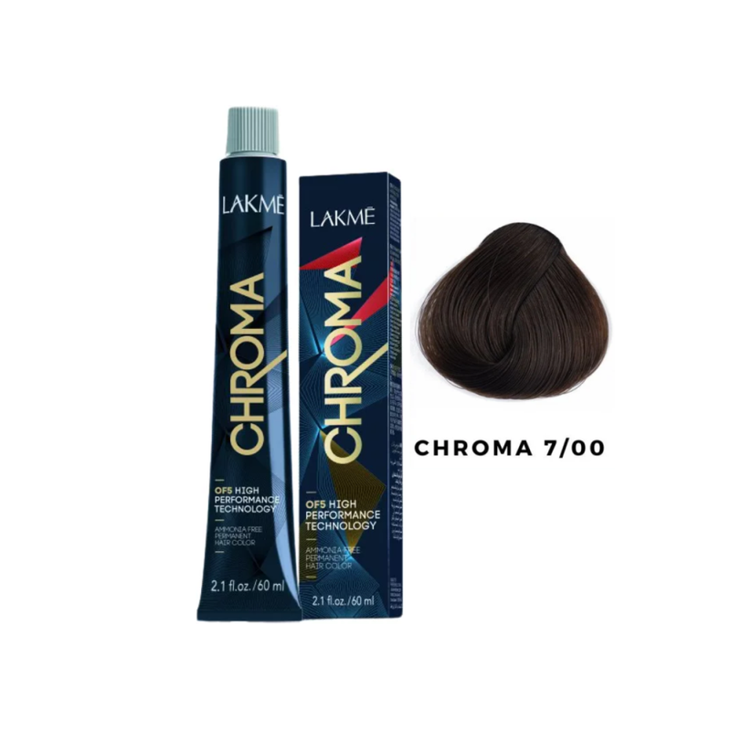 Lakme Permanent Hair Color Ammonia-Free Medium Blonde 7.00 60ml