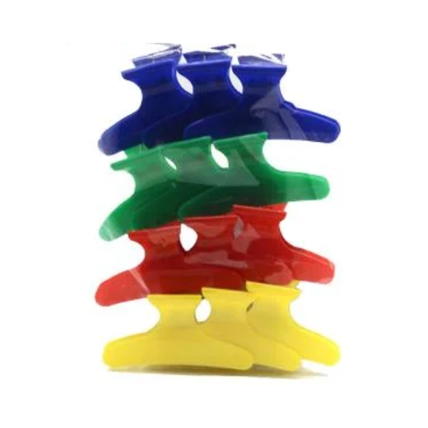 Splash Colorful Metal Hair Clips Secure Hold 12-Piece Set