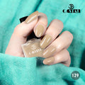 Castal Nail Polish 129 Glitter Finish Long-Lasting Formula