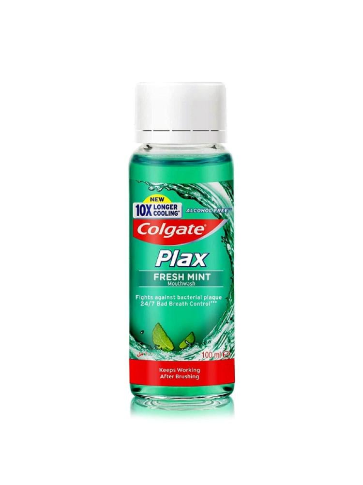 Mouthwash Fresh Mint for Bad Breath Colgate Plax 100ml