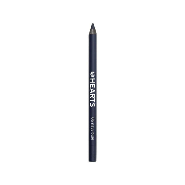 Matte Navy Blue Eyeliner Pencil Waterproof Long-Wear HEARTS 1.2g
