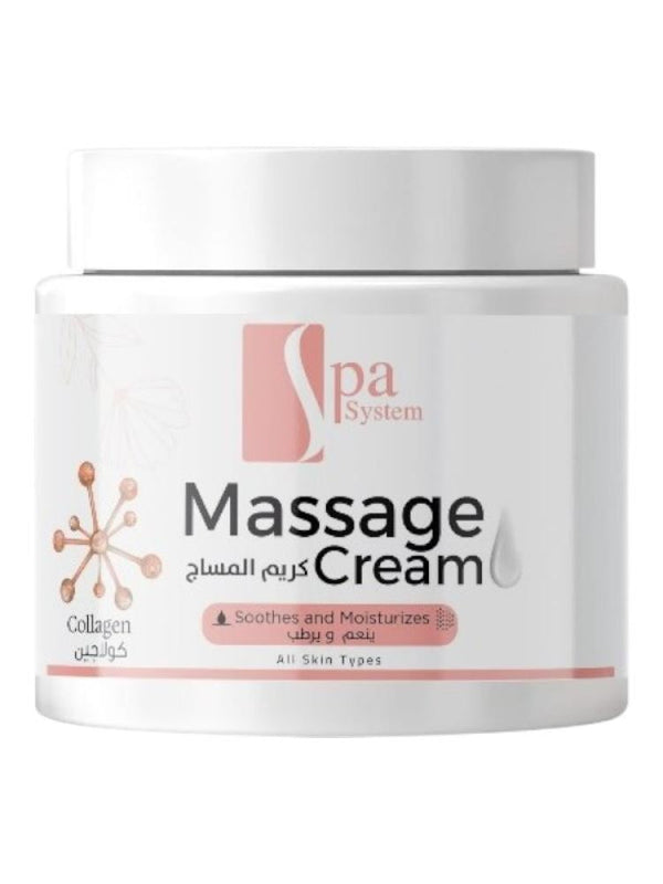 Spa System Collagen Smoothing Moisturizing Massage Cream - 500ml
