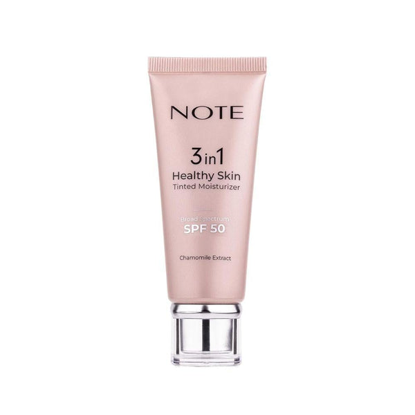Note Healthy Skin Tinted Moisturizing Cream SPF 50, N10, 3-in-1
