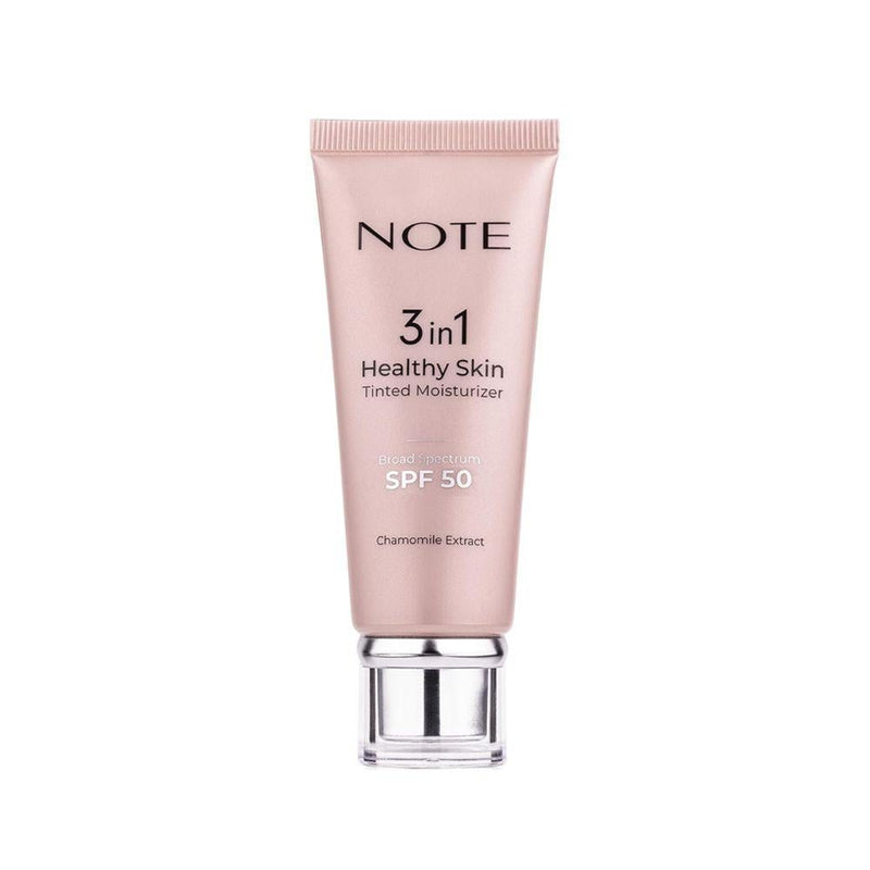Note Healthy Skin Tinted Moisturizing Cream SPF 50, N10, 3-in-1