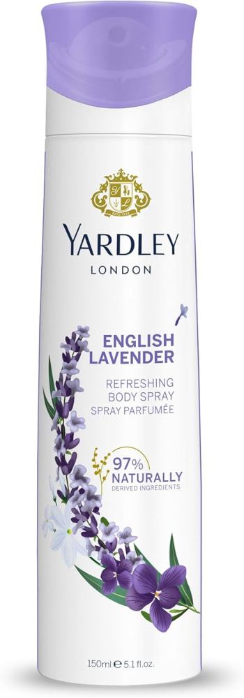 Lavender Women Body Spray Soothing Floral Freshness Yardley 150ml