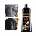 Black Hair Shampoo Gray Coverage Color Deposit Formula 500ml Red Apple