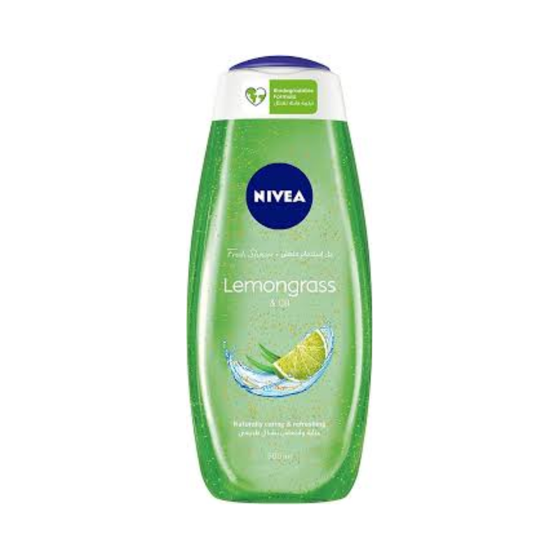Nivea Lemon Shower Gel Body Wash, Moisturizing, 500ml