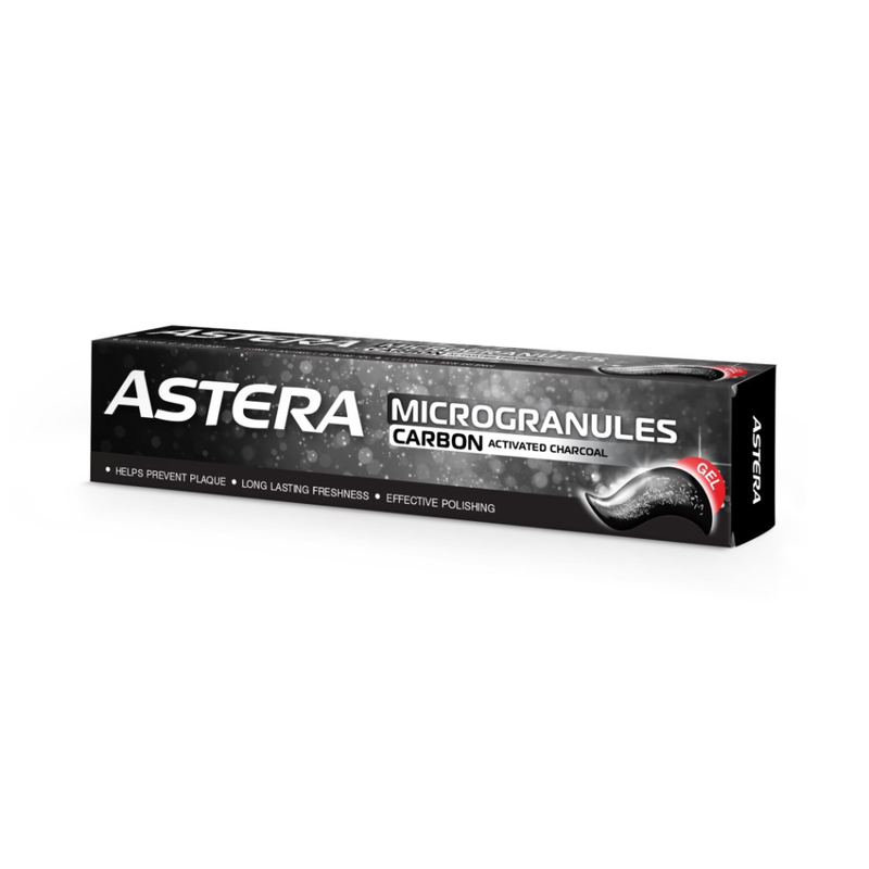 Astera Activated Charcoal Toothpaste for Teeth Whitening - 75ml