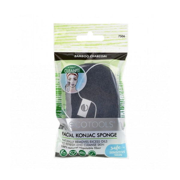 Best Konjac Facial Sponge Charcoal Purifying Ecotools 1 Count