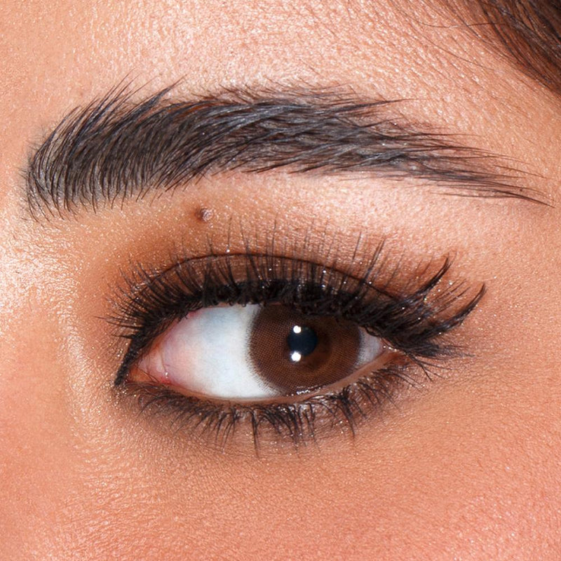 Brown Contact Lenses Monthly Classic Brown Natural Enhancement Amara 2 Pack