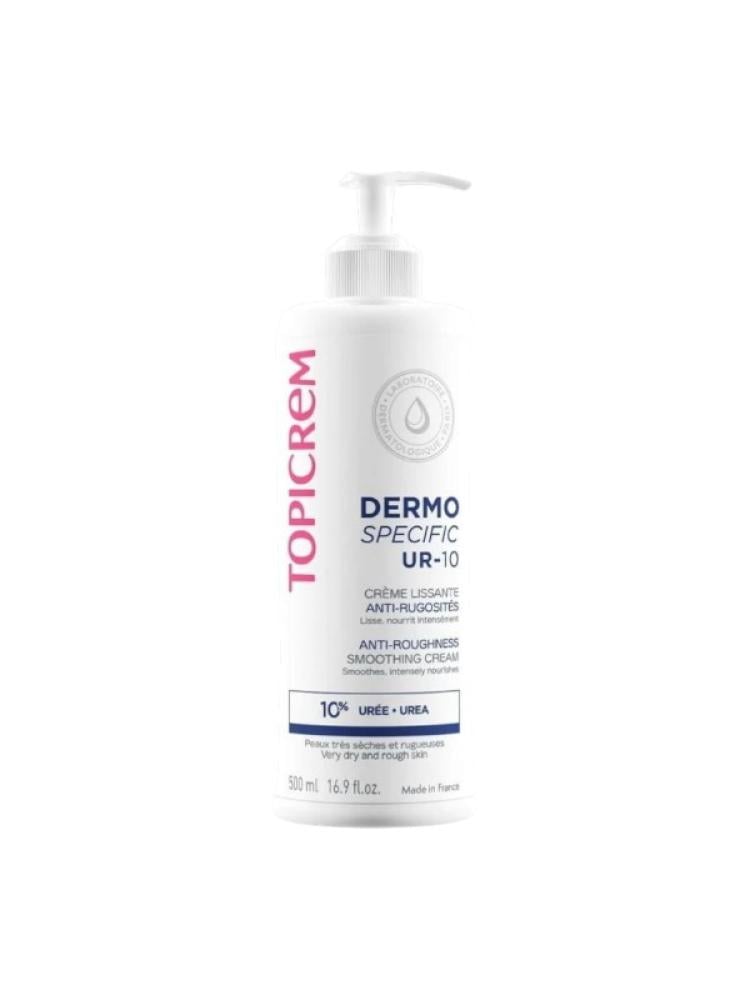 Topicrem 10% Urea Cream - Smoothing & Anti-Roughness - 500ml