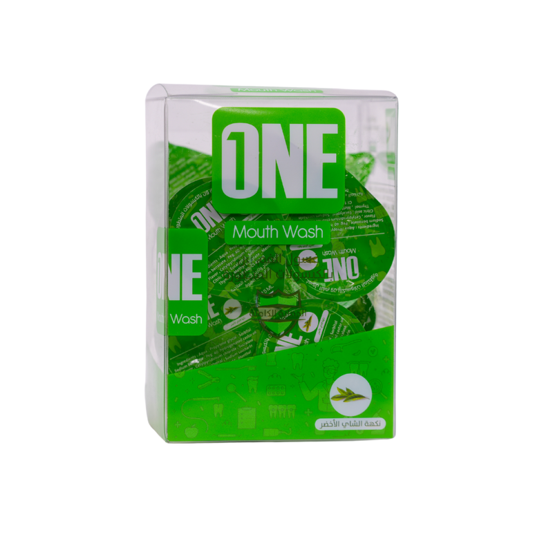 Mouthwash Capsules Green Tea Flavor Oral Hygiene Refreshing One 20 Pieces