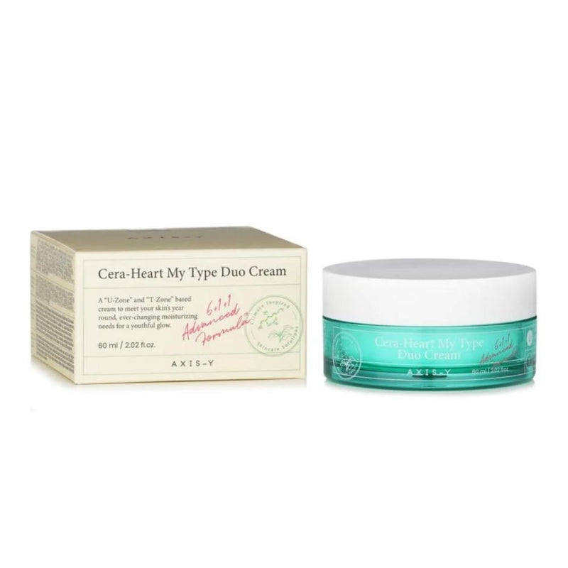 Axis-y Cera Heart My Type Duo Cream for Oily and Dry Areas, 60ml