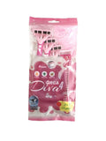 Orca 4-Blade Women's Razor Set with Aloe Vera - 3+1 Pieces