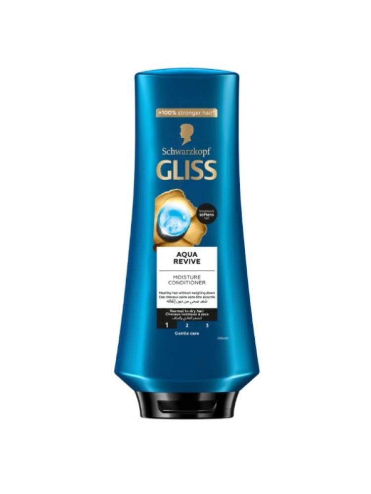 Best Conditioner for Dry Hair Moisturizing Aqua Revive Schwarzkopf Gliss 360ml