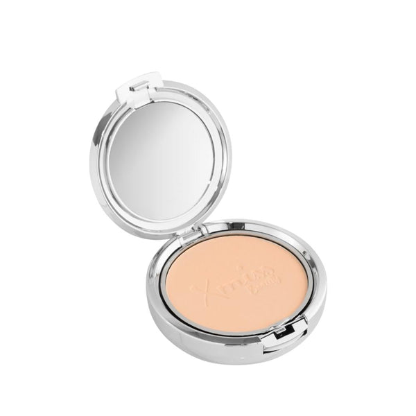 X Miss Beauty Pressed Face Powder, Oil-Free, Matte Finish, Shade 01