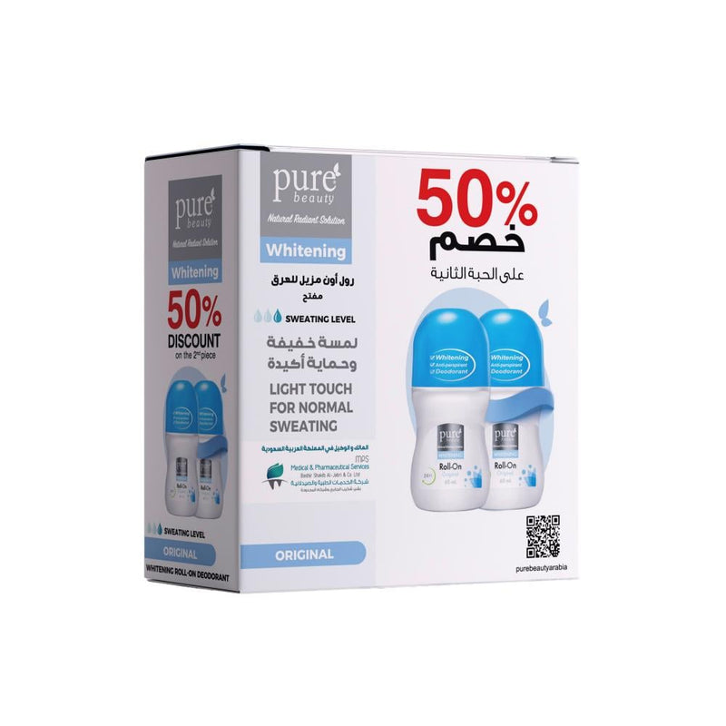 Best Whitening Roll On Deodorant Original Brightening Formula Pure Beauty 50ml