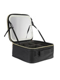 Salon System Makeup Bag with Mirror - Black