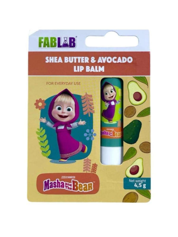 Fablab Masha and the Bear Lip Balm - Shea Butter, Avocado, 4.5g