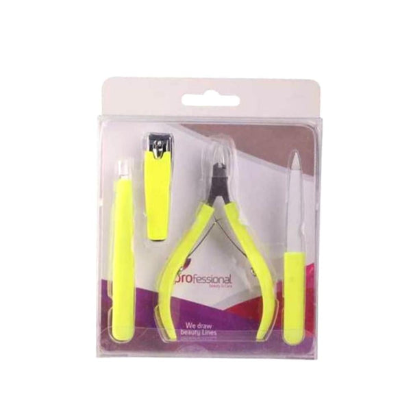 Professional Nail Care Kit 4-Piece Manicure Set Stainless Steel