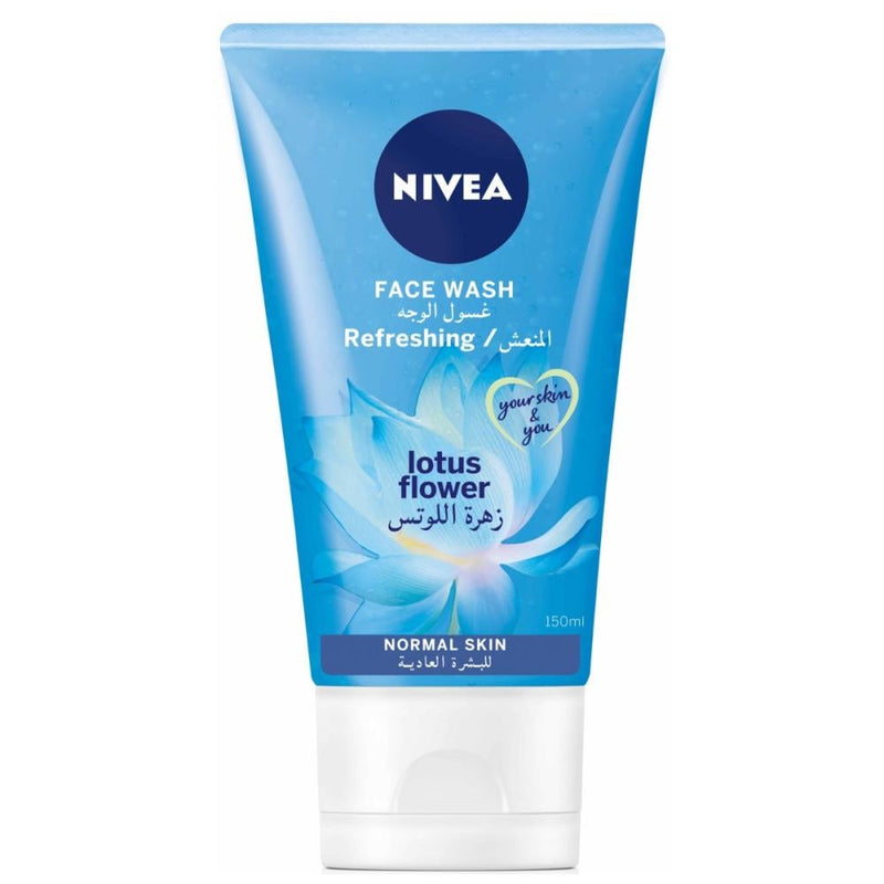Face Wash for Normal Skin Refreshing Lotus Extract Nivea 150ml