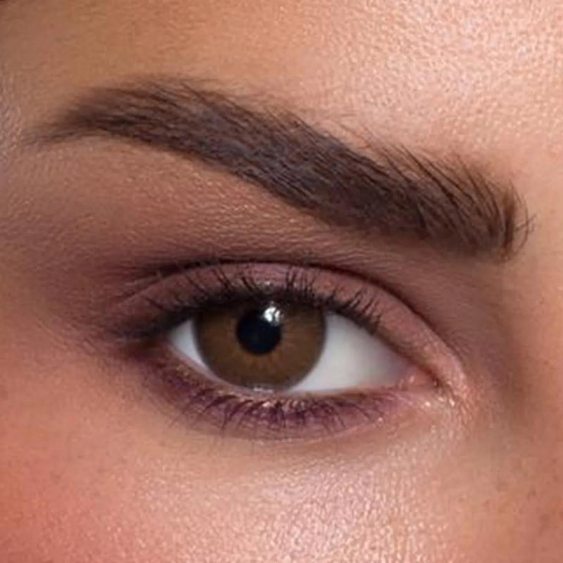 Eye Contact Lenses Color Nicciola Hazel Brown Anesthesia 2 Pack