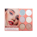 Christine 4-in-1 Palette Notebook Eyeshadow Blush Lipstick Highlighter