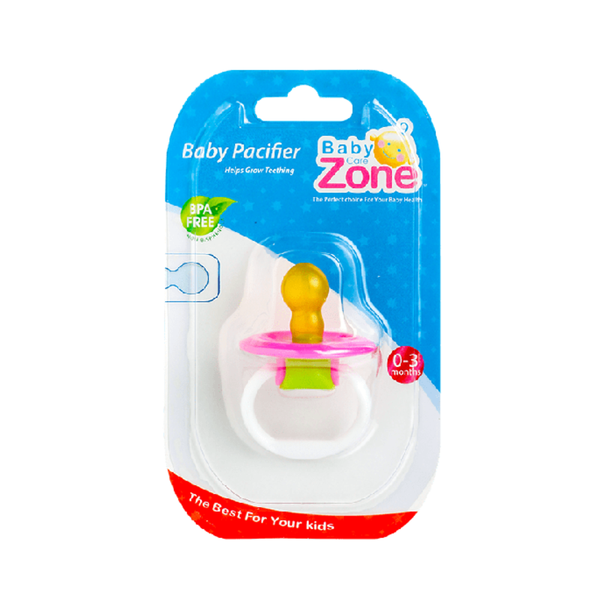 Baby Zone Pacifier, 0-3 Months, Silicone, Lightweight