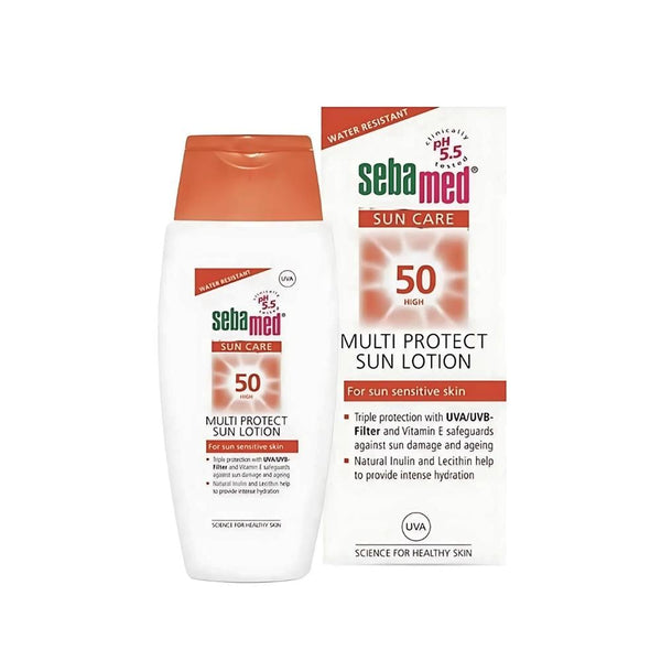 Sebamed Multi-Protection Sun Lotion SPF 50 with Vitamin E, Water Resistant, 150ml