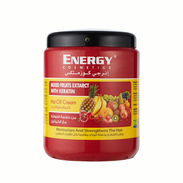 Energy Cosmetics Hot Oil Cream Keratin Fruit Extracts 1000 ml