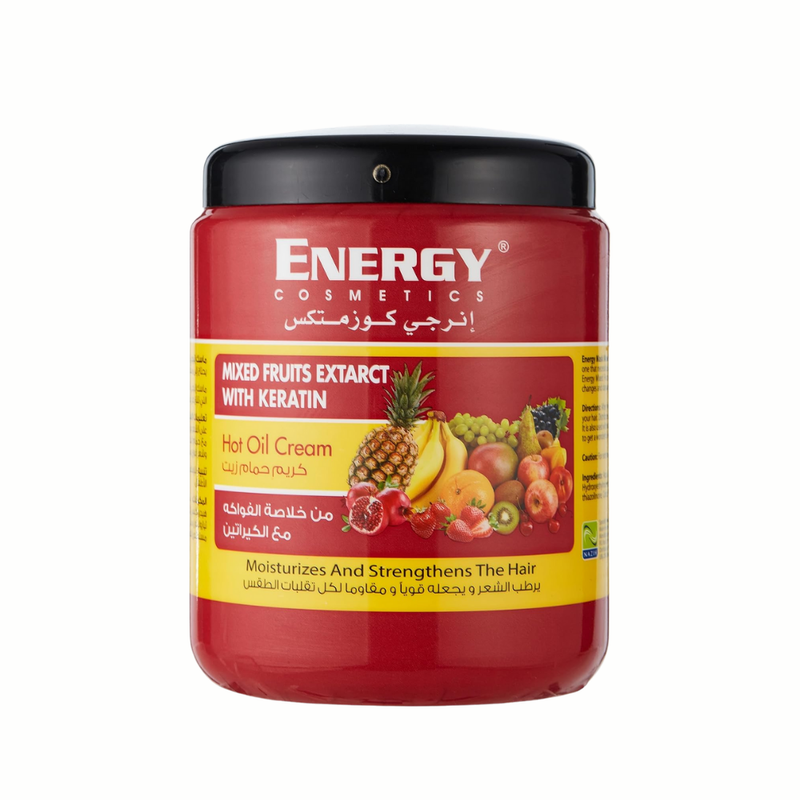 Energy Cosmetics Hot Oil Cream Keratin Fruit Extracts 1000 ml