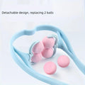 Pastel 4-Wheel Neck Massager for Muscle Tension Relief