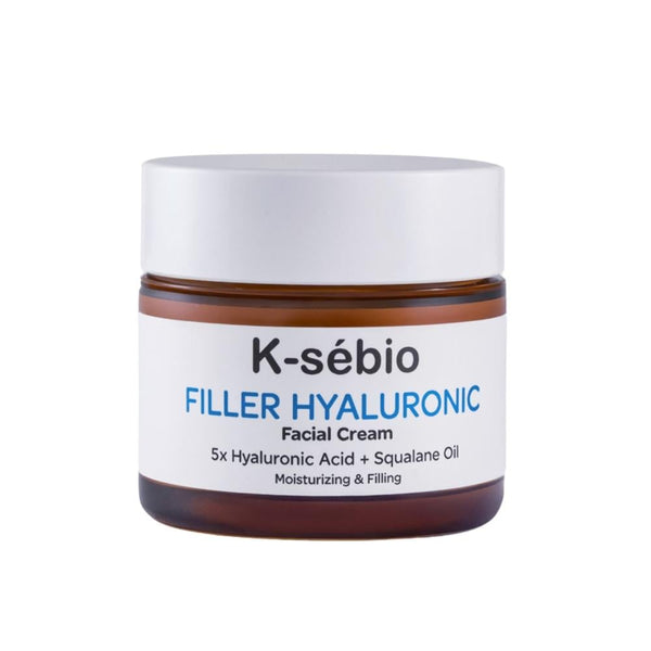K-sebio Hyaluronic Acid Filler Cream with 5 Types HA & Squalane, 50ml
