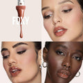 Huda Beauty Faux Filler Lip Gloss, Moisturizing, Non-Sticky, Foxy
