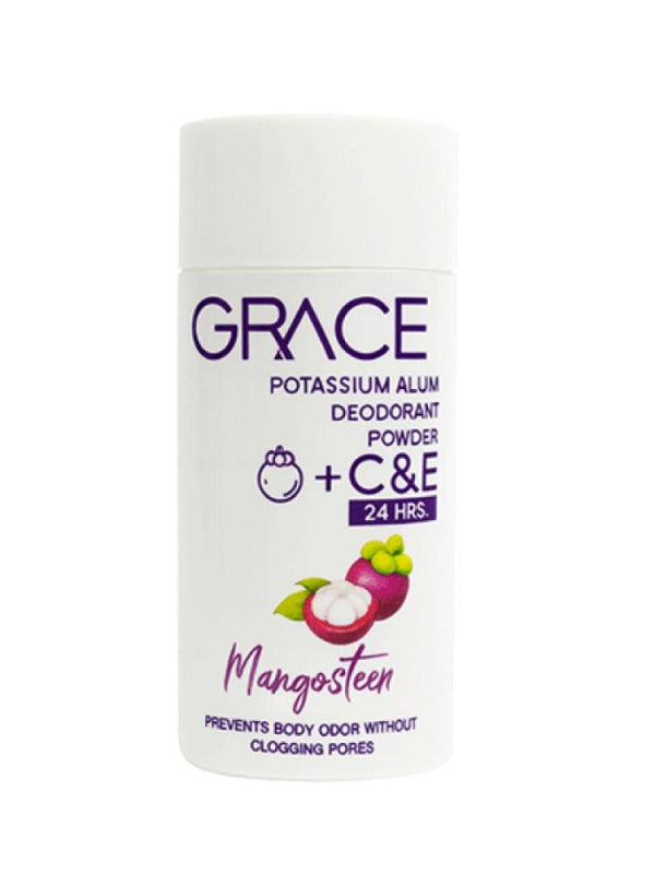 Grace Potassium Alum Deodorant Powder with Mangosteen & Vitamin B3 - 35g