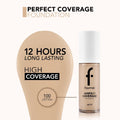 Flormar Perfect Coverage Foundation SPF 15 Light Ivory 30ml