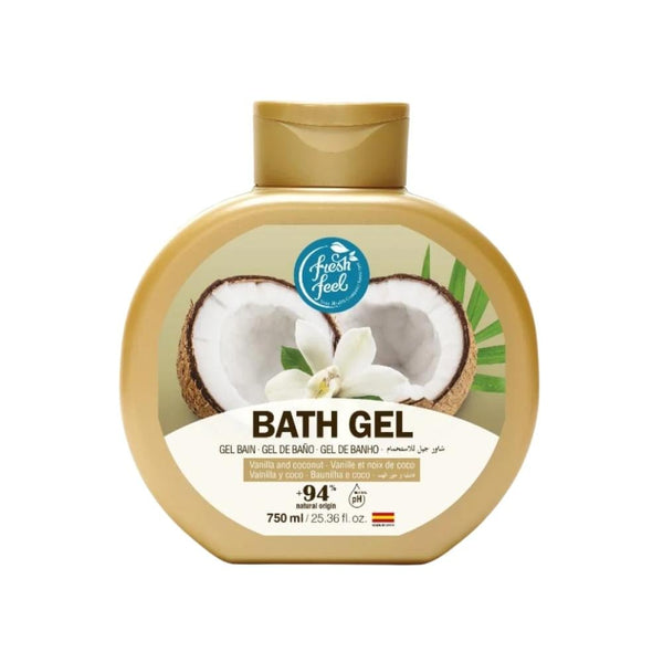 Fresh Feel Vanilla and Coconut Shower Gel 750ml