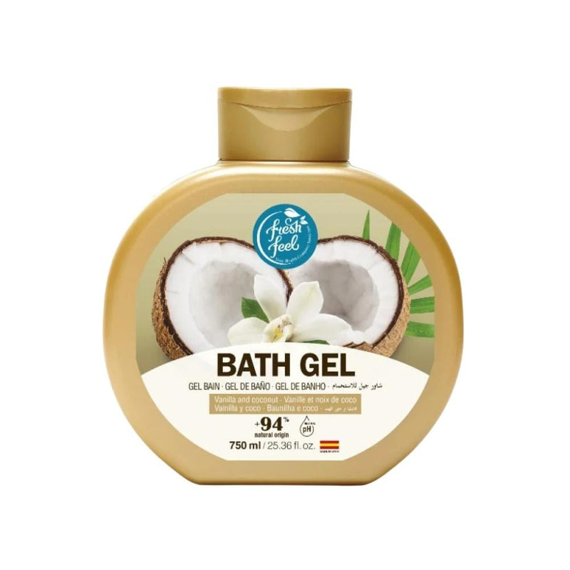 Fresh Feel Vanilla and Coconut Shower Gel 750ml