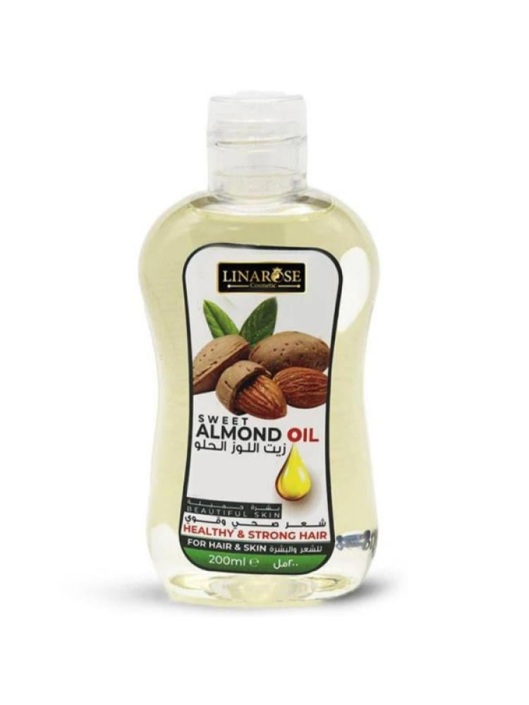 Sweet Almond Oil for Hair and Skin Moisturizing Lina Rose 200ml