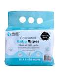 Beauty System Baby Wipes Unscented - 50 Count