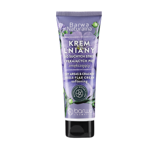 Barwa Naturalna Flaxseed Foot Cream for Cracked Heel Care 75ml