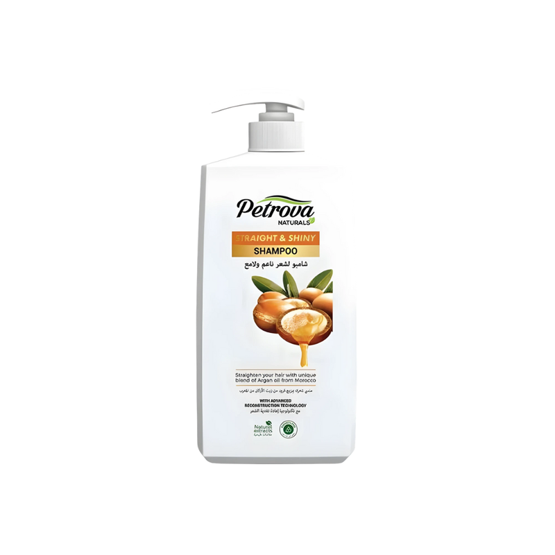 Petrova Argan Oil Shampoo - 600ml Hair Strengthening & Moisturizing