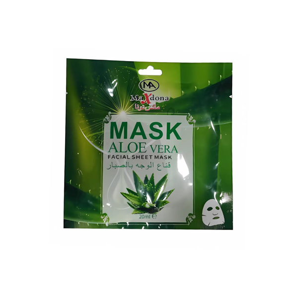Maxdona Aloe Vera Face Mask for Hydration, 20ml